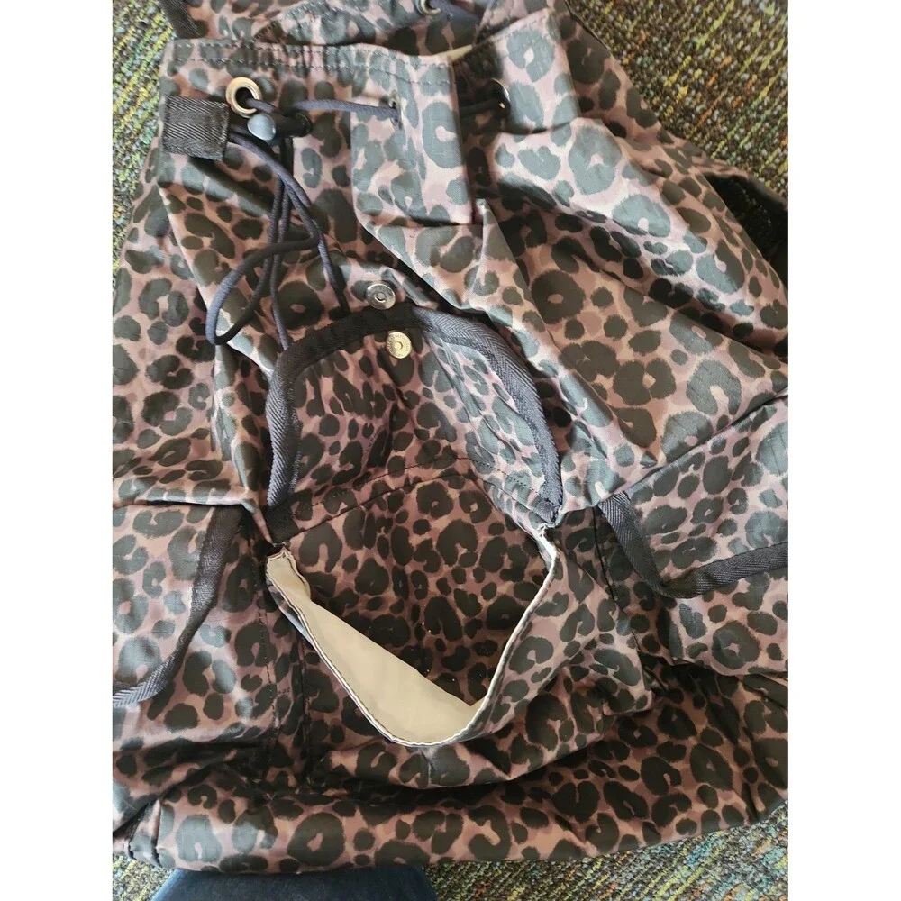 LeSportsac Leopard-Print Nylon Material Large Backpack